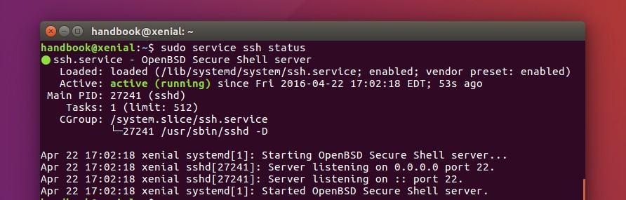 Get ssh version 8