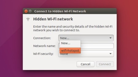 connect hidden wifi