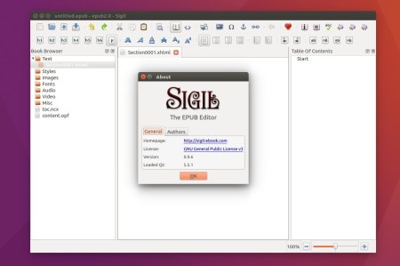 sigil epub editor