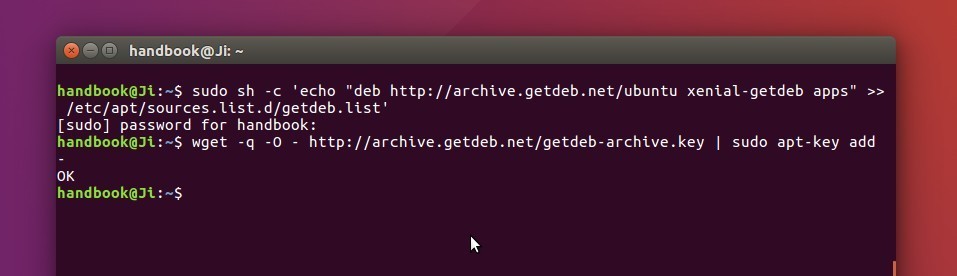 GetDeb repository for Ubuntu 16.04