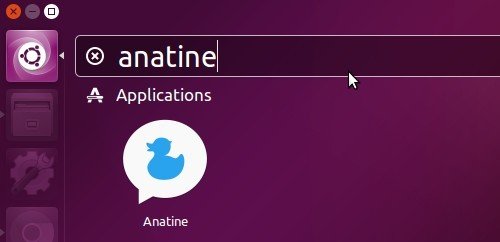 Launch Anatine twitter app