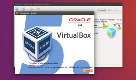 Virtualbox 5.1