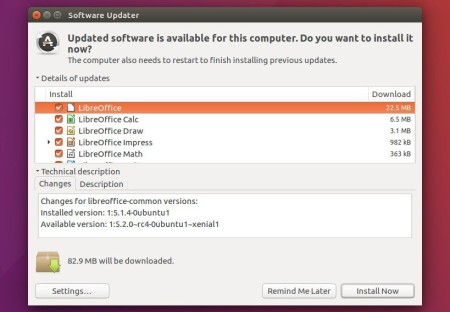 upgrade to LibreOffice 5.2