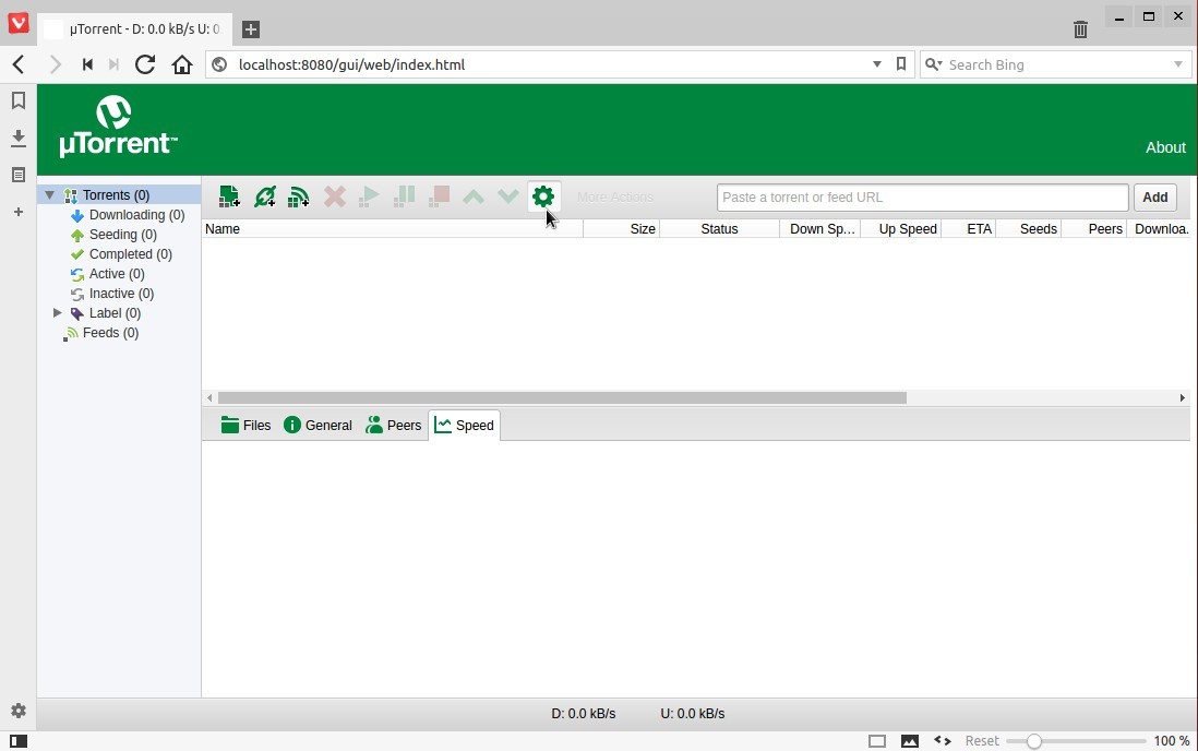 utorrent web client