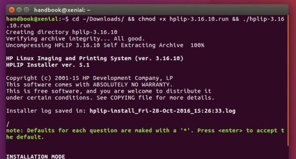 HPLIP 3.6.10