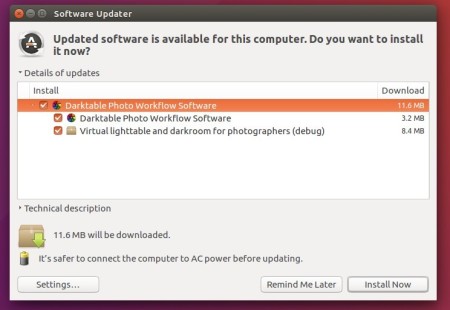 install darktable ubuntu