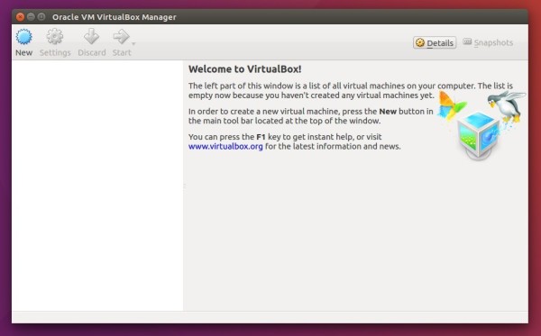 virtualbox linux server