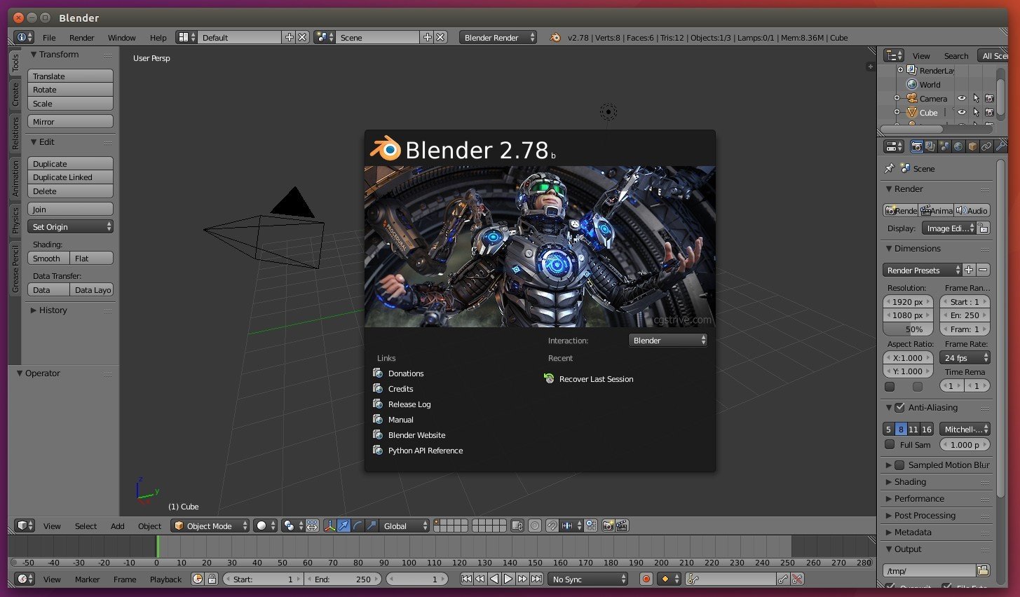 free instals Blender 3D 3.6.1