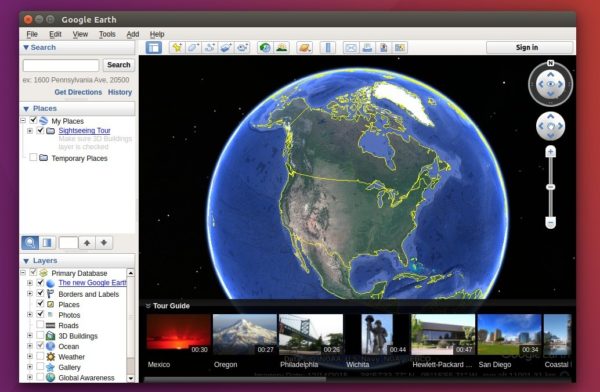 google earth download linux