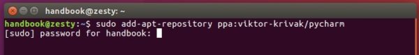 PyCharm unofficial PPA