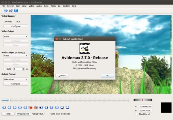 Avidemux 2.7.0