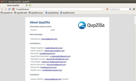 QupZilla 2.2.0