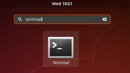 launch terminal from the login shortcat