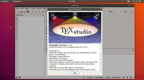 texstudio packages not found