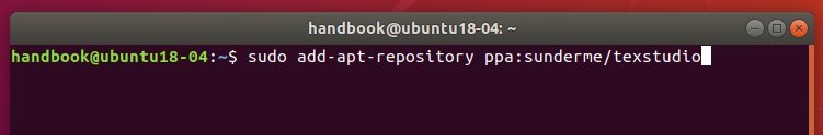 texstudio ubuntu