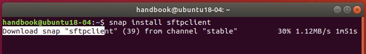 sFTP Client Available to Install via Snap in Ubuntu 18.04, 16.04 ...