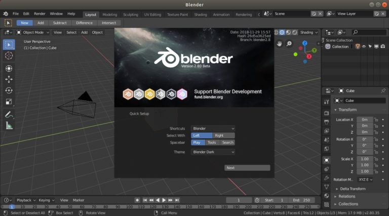 instal Blender 3D 3.6.4 free
