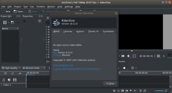 Kdenlive 23.04.2 for windows instal