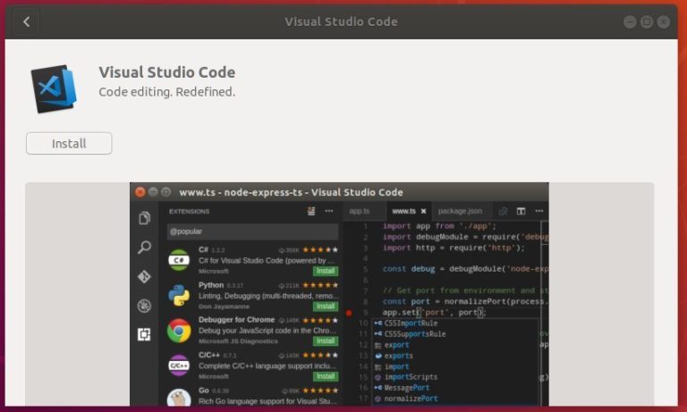 uninstall visual studio code ubuntu terminal