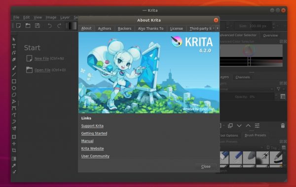 which krita software will work with hp pavilion