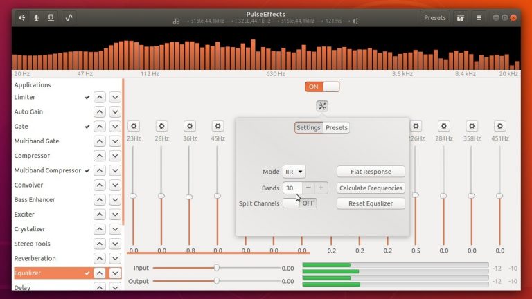 Pulse effects linux настройка