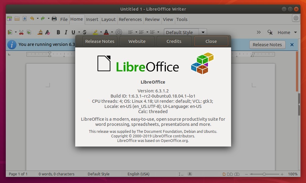 How to Install LibreOffice  in Ubuntu / – UbuntuHandbook