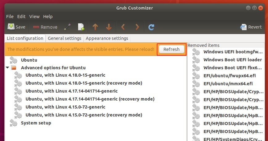 Restore Missing Dual / Triple Boot Menu in Ubuntu 18.04 | UbuntuHandbook