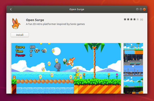 Como instalar o jogo Open Surge no Linux via Snap