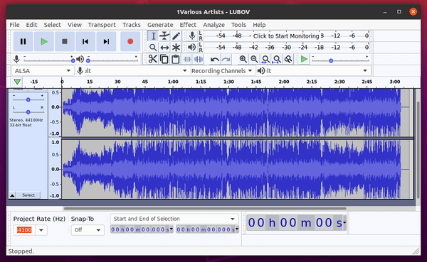 Audacity как установить на ubuntu