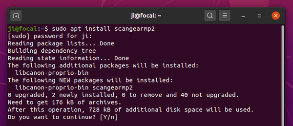 oorsprong conservatief erven How to Install Canon Printer Driver, ScanGear MP in Ubuntu 20.04 –  UbuntuHandbook