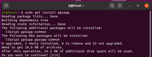 ppsspp ubuntu 18.04