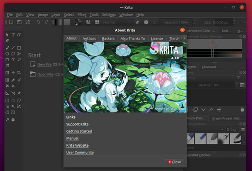 updating krita linux