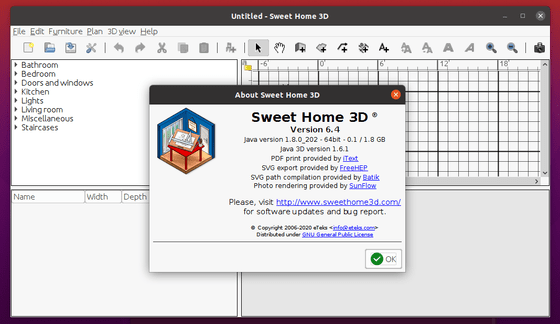 Download Sweet Home 3d 6 4 Released How To Install In Ubuntu Ubuntuhandbook