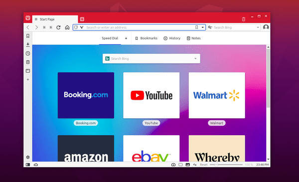 vivaldi web browser