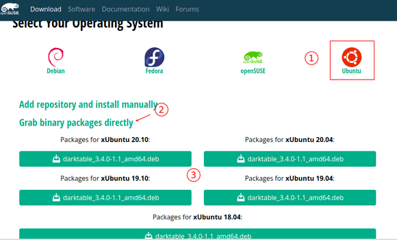 darktable export folder