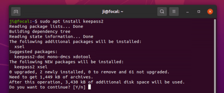 keepass ubuntu install