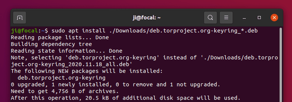 tor ubuntu