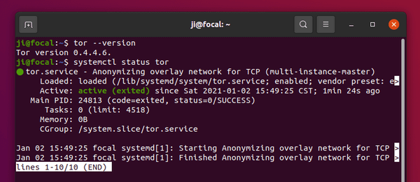 Install Tor proxy on Ubuntu 22.04 Linux - Linux Tutorials - Learn Linux  Configuration