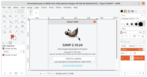 for windows instal GIMP 2.10.34.1