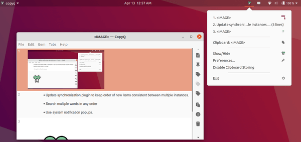 copyq ubuntu 20.04