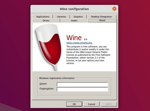 get rid of wine emulator