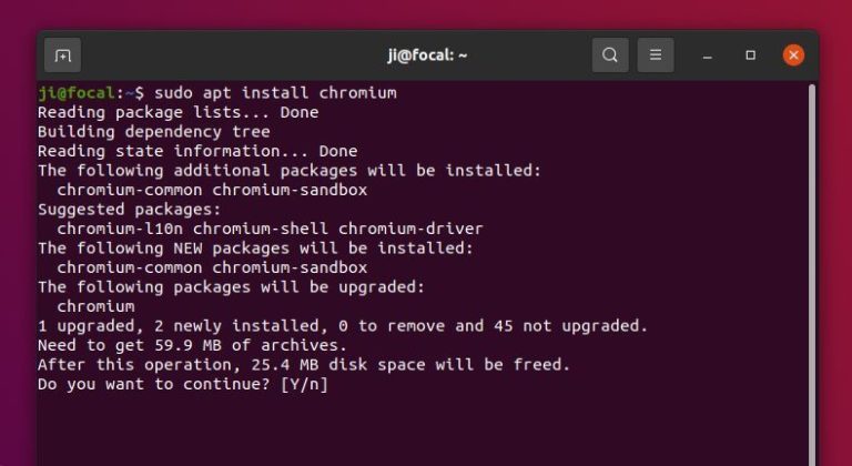 install chrome linux command line