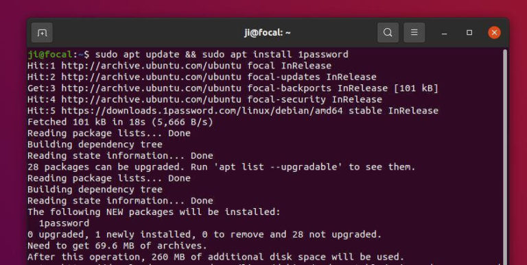 1password install linux