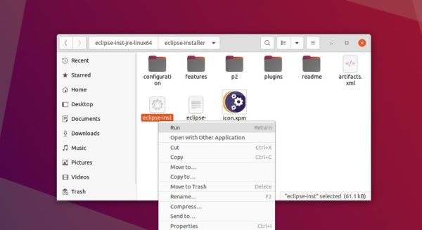 Не запускается eclipse ubuntu