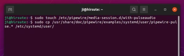 Linux замена pulseaudio на pipewire