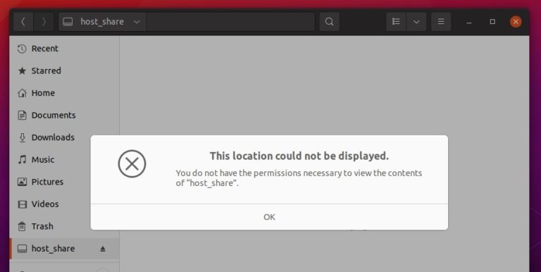 how to access shared folder ubuntu virtualbox