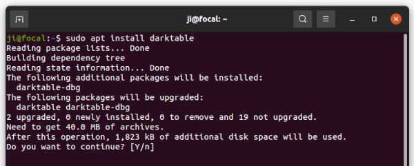 instal darktable 4.4.2