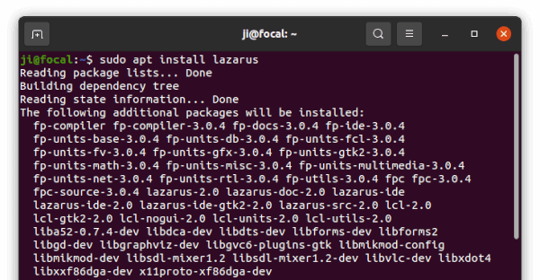 Как удалить lazarus в ubuntu